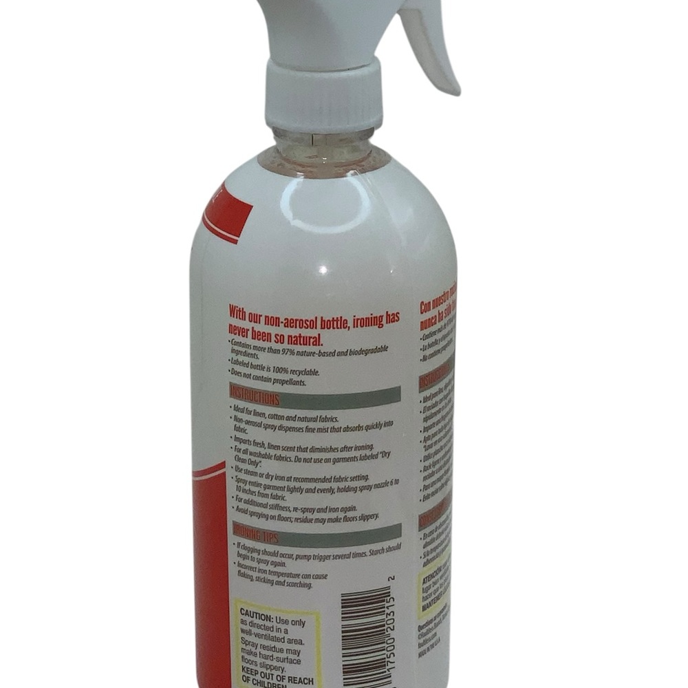 Faultless Original Hold Ironing Enhancer Spray Starch 22oz Non-Aerosol Lot of 2 - Picture 3 of 6